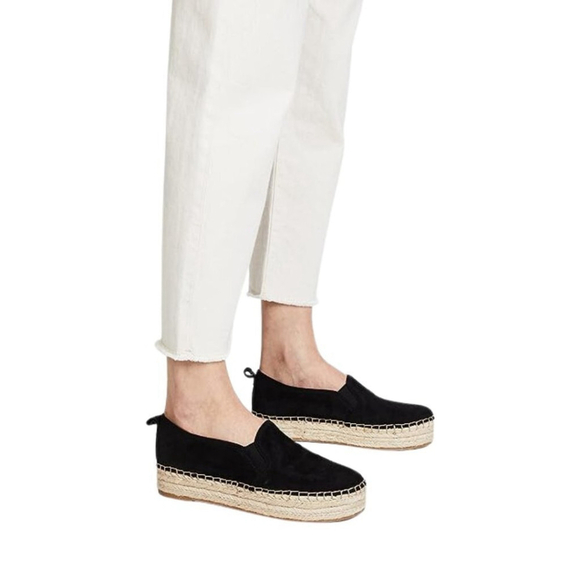 Sam Edelman Platform Espadrilles Suede Carrin shoes Size 6 Like New - Picture 2 of 11